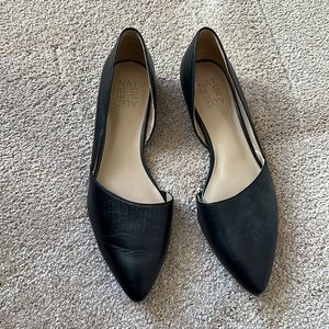 Naturalizer d’orsay Tamara black leather flats-unworn